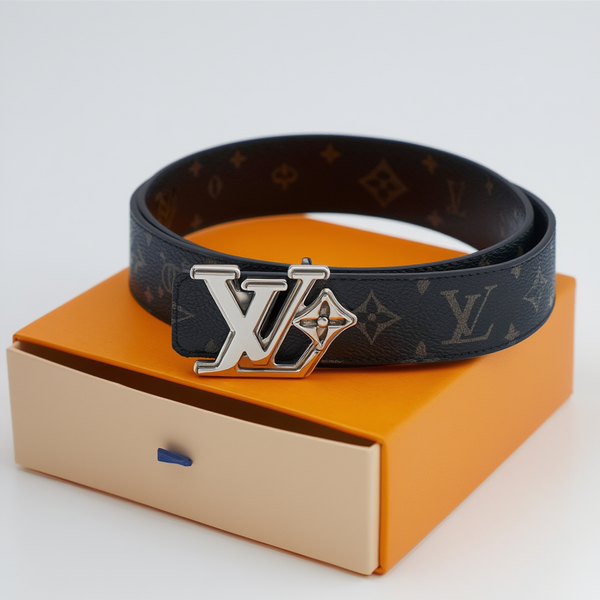 Мъжки колан Louis Vuitton – естествена кожа