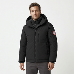 Мъжко зимно яке Canada Goose с качулка – Черно