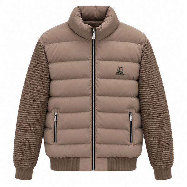 Мъжко зимно яке Loro Piana с плетени ръкави