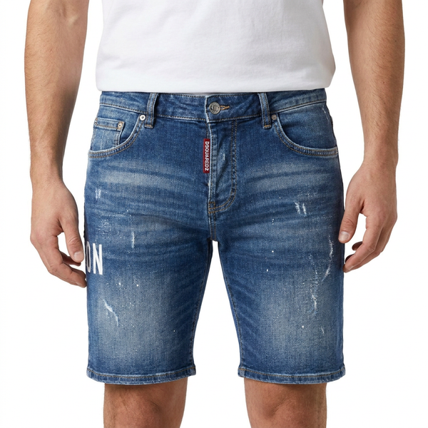 Мъжки дънкови къси панталони Dsquared2 Icon 2