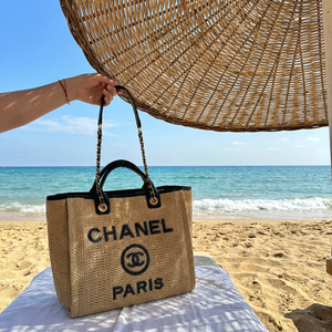 Chanel – Луксозна дамска плажна чанта с несесер