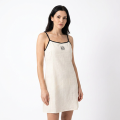 Loewe Linen Blend Mini Dress рокля без ръкави