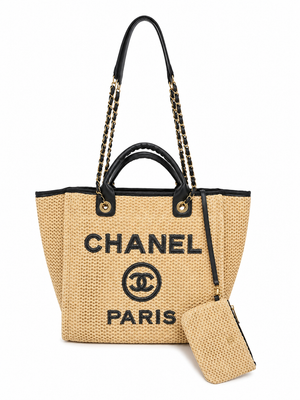 Chanel – Луксозна дамска плажна чанта с несесер