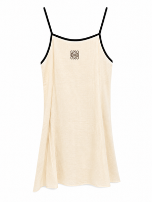 Loewe Linen Blend Mini Dress рокля без ръкави