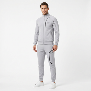 Мъжки спортен комплект EA7 Emporio Armani – Светлосив