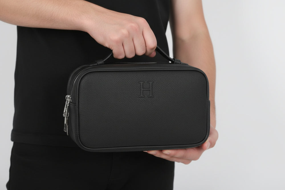 Мъжка кожена чанта Hermes