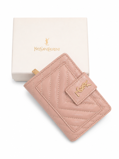 Saint Laurent Monogram Quilted Leather Wallet