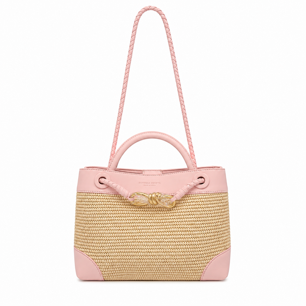 Bottega Veneta – Дамска лятна чанта от плетена текстура