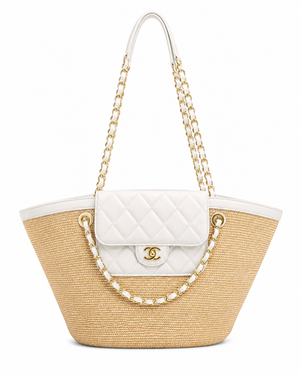 Chanel – Луксозна дамска плажна чанта с несесер