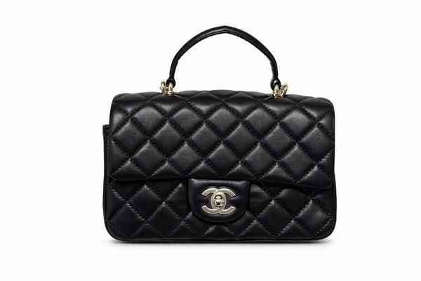 Дамска чанта Chanel – Mini Top Handle Quilted Bag