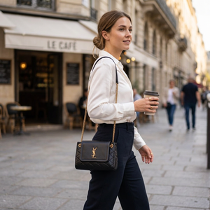 Дамска чанта Yves Saint Laurent – Mini Quilted Crossbody Bag