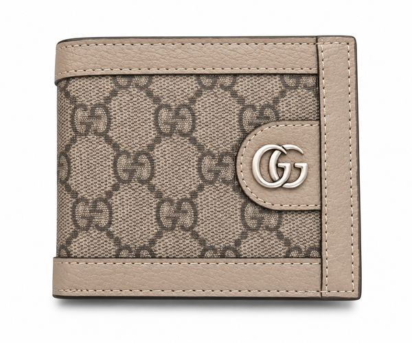Gucci GG – Унисекс портфейл в бежово