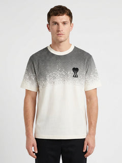 Мъжка тениска Ami Paris Heart Logo – White/Grey