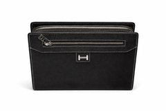 Мъжка кожена чанта Hermès – Men’s Leather Clutch Bag Black