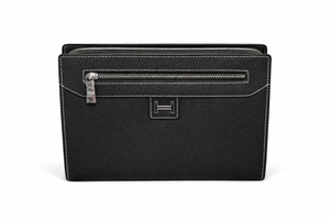 Мъжка кожена чанта Hermès – Men’s Leather Clutch Bag Black