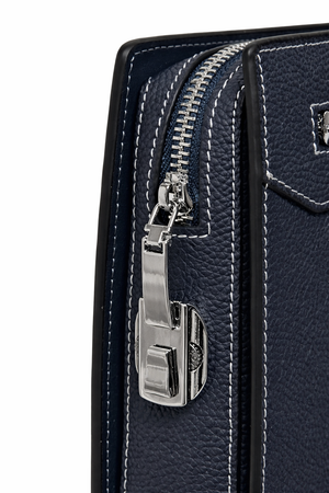 Мъжка кожена чанта Hermès – Men’s Leather Clutch Bag Navy