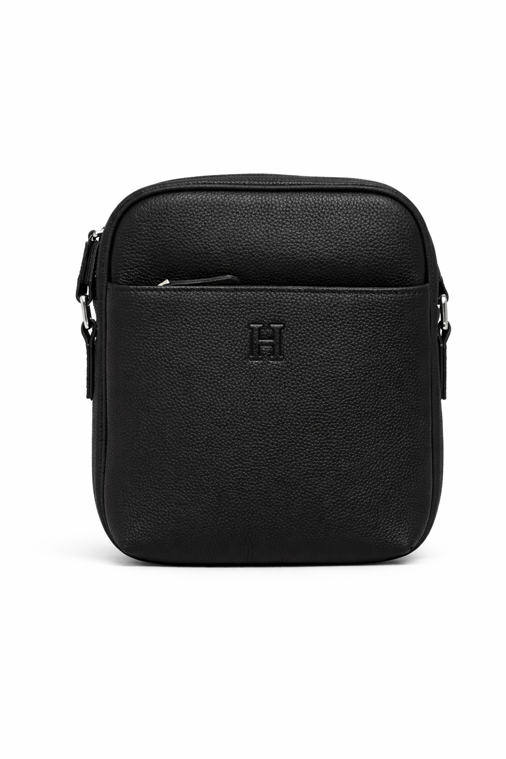 Мъжка кожена чанта Hermès – Men’s Black Leather Crossbody Bag