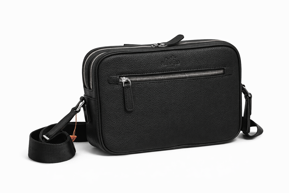 Мъжка кожена чанта Hermès – Men’s Leather Crossbody Bag