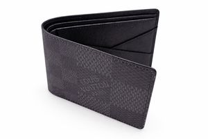 Мъжки портфейл Louis Vuitton Damier Graphite Canvas Bifold Wallet – Black
