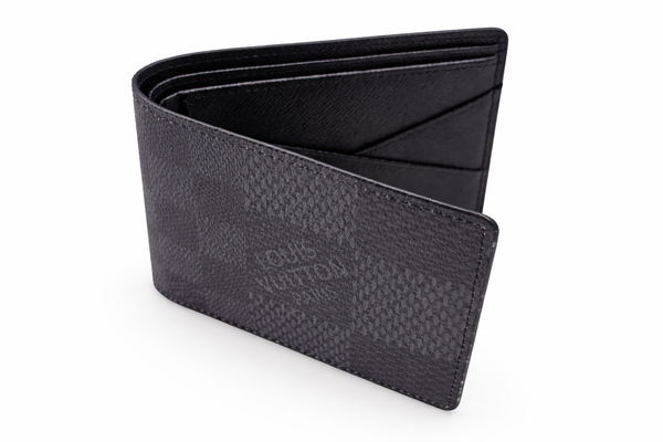 Мъжки портфейл Louis Vuitton Damier Graphite Canvas Bifold Wallet – Black