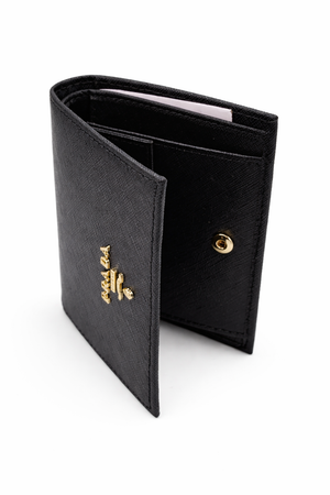 Дамски портфейл Prada – Saffiano Leather Wallet – Black