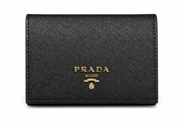 Дамски портфейл Prada – Saffiano Leather Wallet – Black