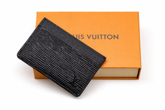 Мъжки картодържател  Louis Vuitton Epi Leather Card Holder – Black