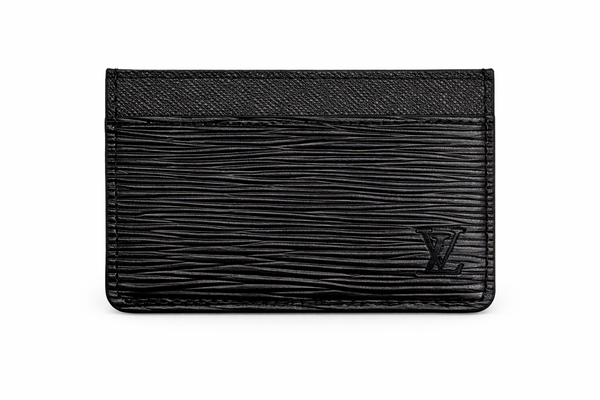 Мъжки картодържател  Louis Vuitton Epi Leather Card Holder – Black