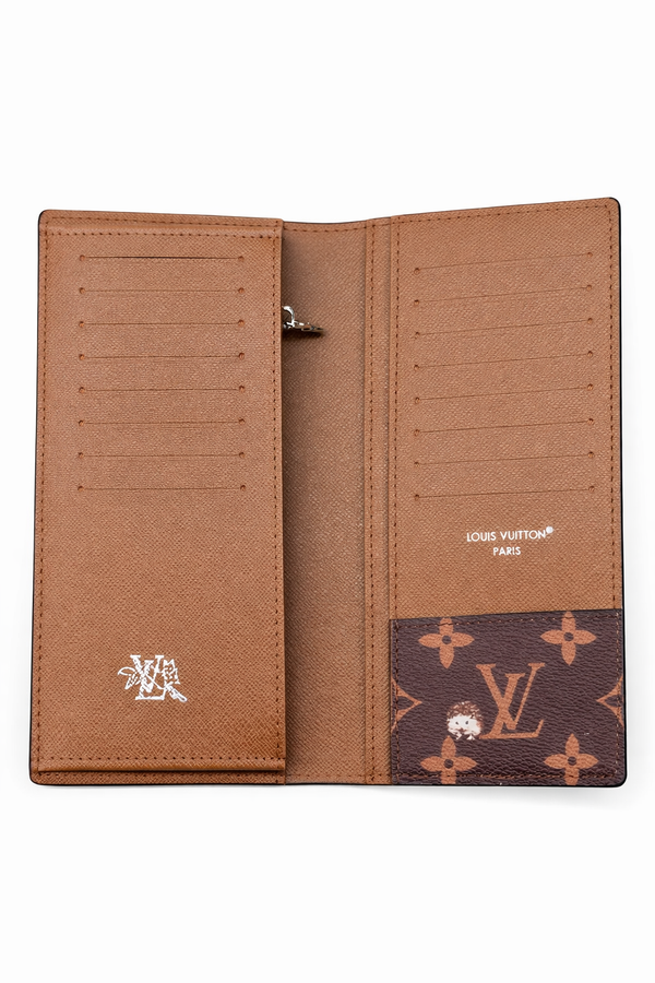 Дамски  портфейл Louis Vuitton Monogram Illustré Long Wallet – Brown