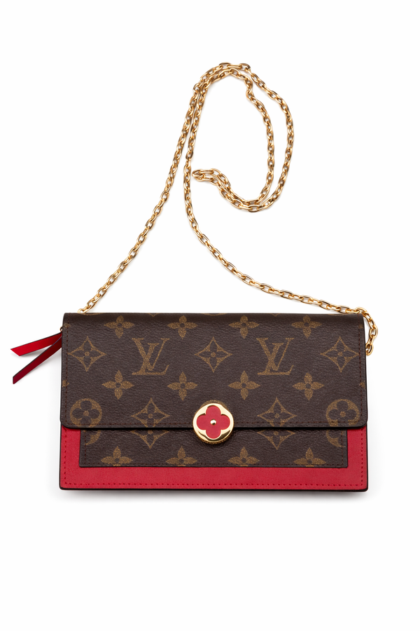 Дамски портфейл - мини чанта  Louis Vuitton Pochette Félicie – Monogram Chain Wallet