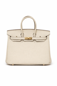 Дамска чанта Hermès Birkin Style Bag – Cream Leather