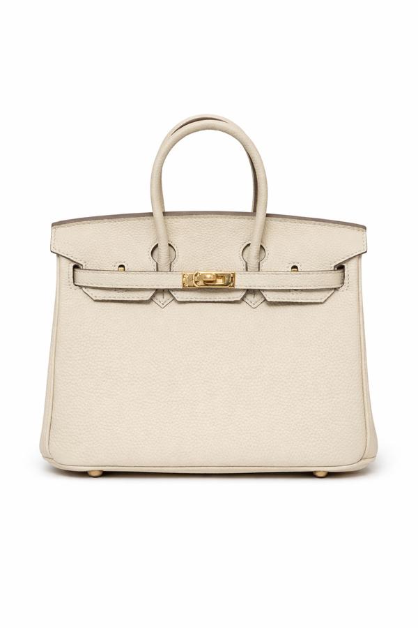 Дамска чанта Hermès Birkin Style Bag – Cream Leather