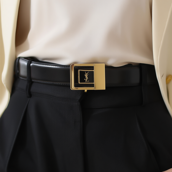 Дамски колан YSL – естествена кожа