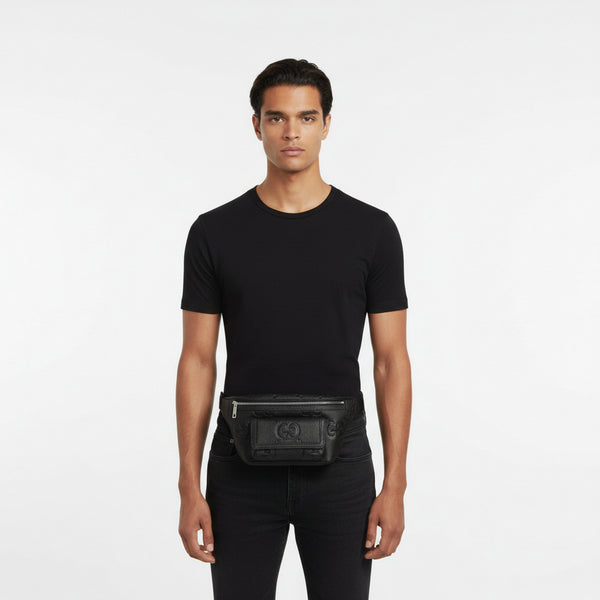 Унисекс чанта GU от естествена кожа