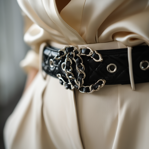 Дамски колан Chanel – естествена кожа