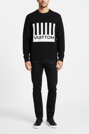 Плетен пуловер Louis Vuitton Graphic Monogram