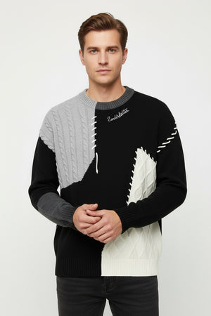 Плетен пуловер Louis Vuitton Patchwork Edition