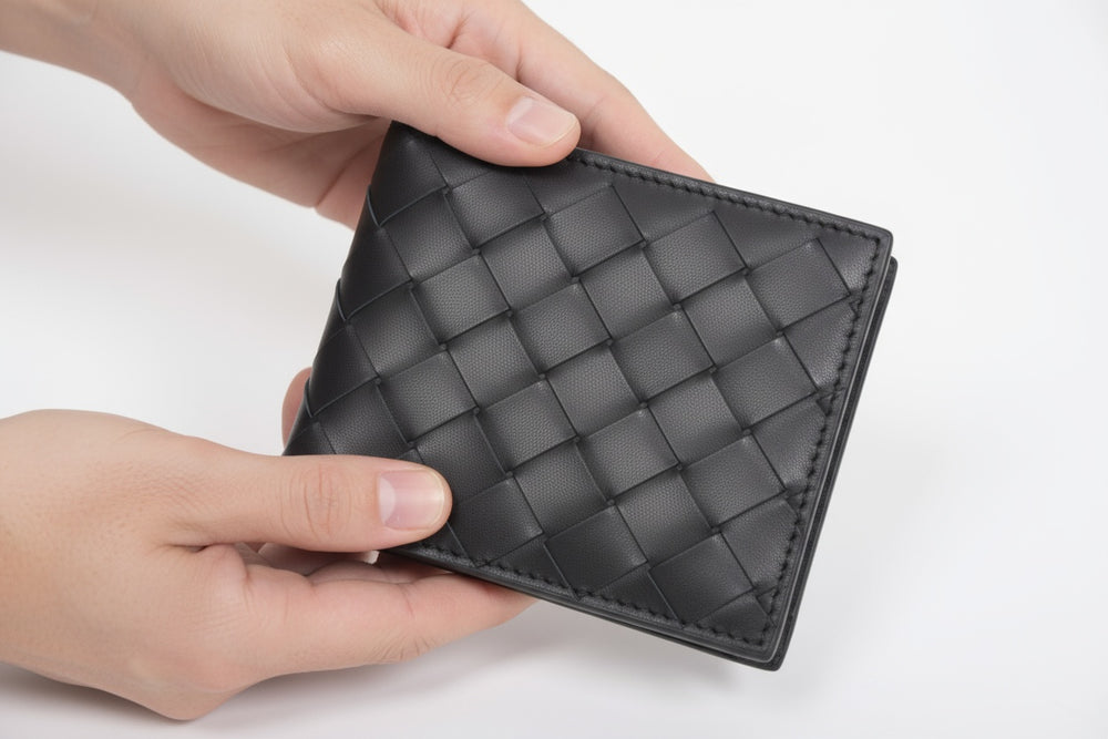 Унисекс портфейл Bottega Veneta от естествена кожа
