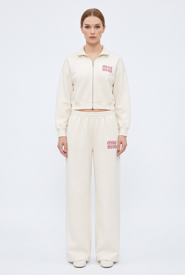 Дамски анцуг Miu Miu – екрю