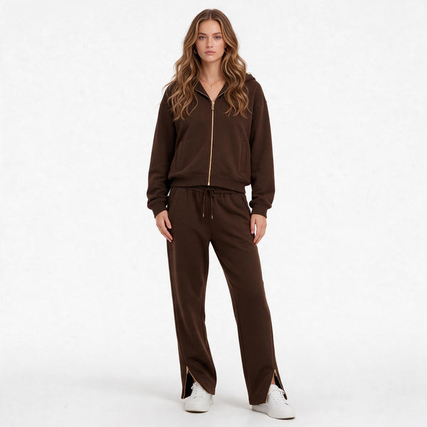 Дамски анцуг Saint Laurent – шоколадово кафяв