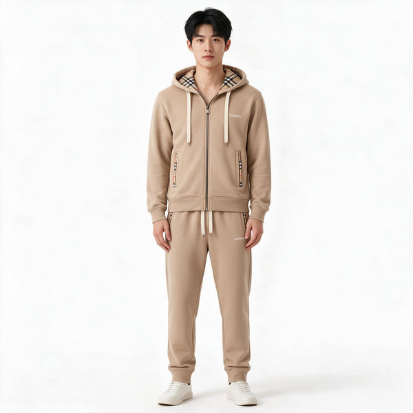 Мъжки спортен комплект Burberry – бежов