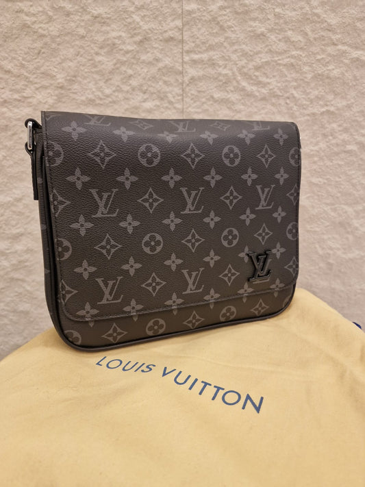 Louis Vuitton Мъжка Чанта от 100% Кожа