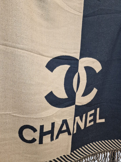 Chanel Дамски Шал от 100% Кашмир и Памук