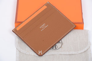 Дамски кардхолдър Hermes от естествена кожа