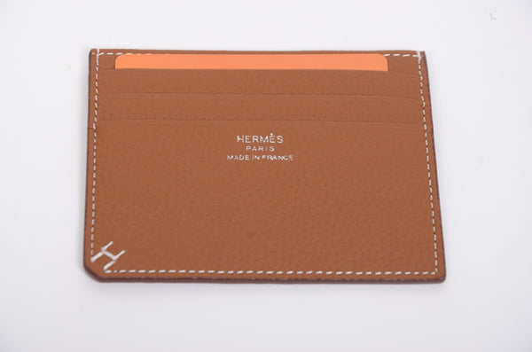 Дамски кардхолдър Hermes от естествена кожа