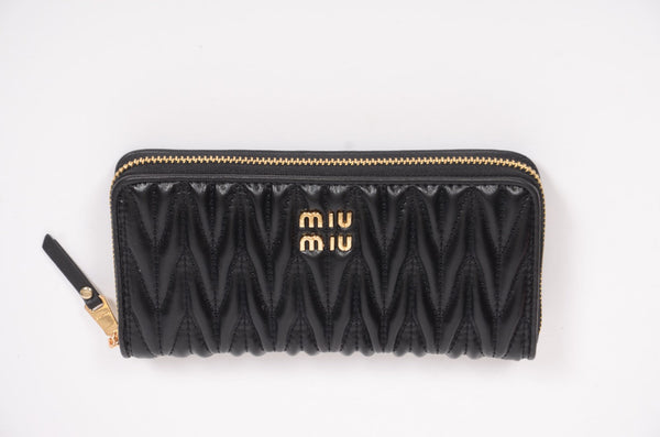 Дамски портфейл Miu Miu от естествена кожа
