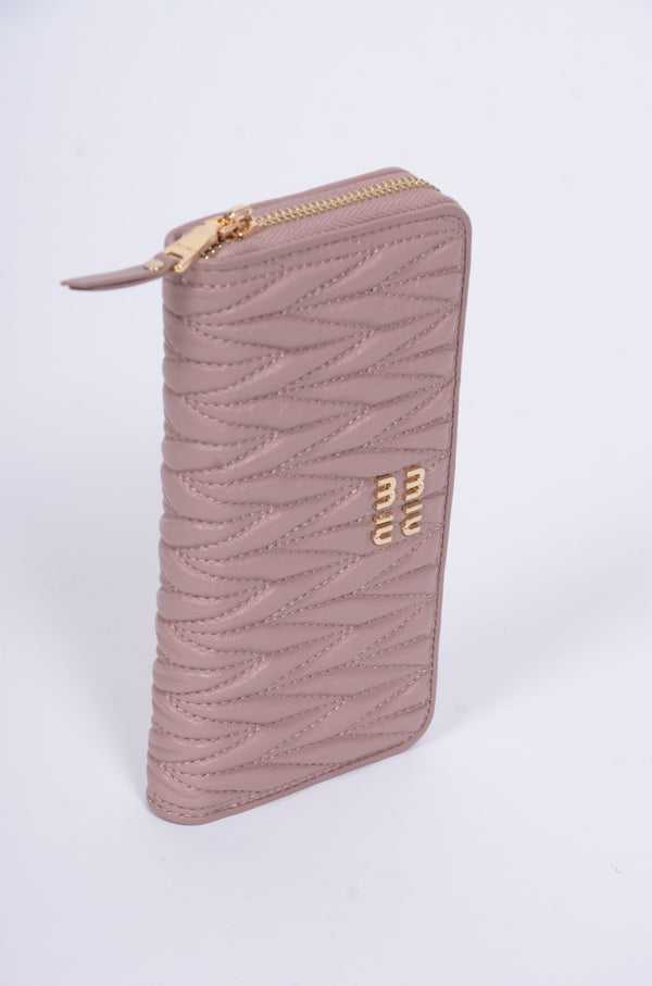 Дамски портфейл Miu Miu от естествена кожа