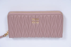 Дамски портфейл Miu Miu от естествена кожа