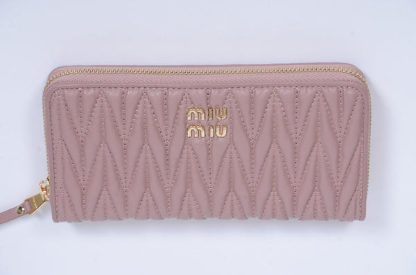Дамски портфейл Miu Miu от естествена кожа