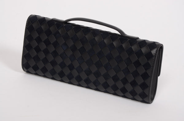 Дамска чанта клъч Bottega Veneta от естествена кожа